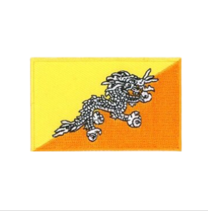 Bhutan Flag Patch