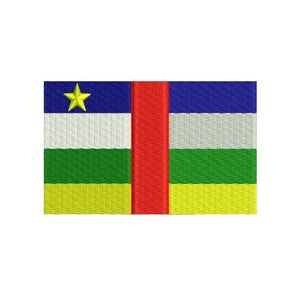 Central African Republic Flag Patch