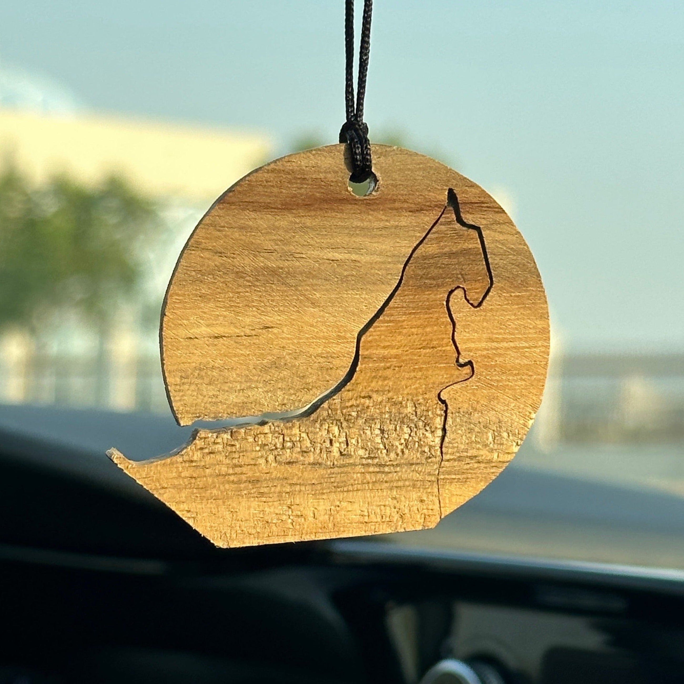 Ghaf Wood UAE Car Pendant