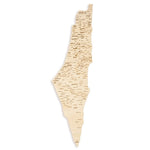 Load image into Gallery viewer, Palestine Wooden Map
