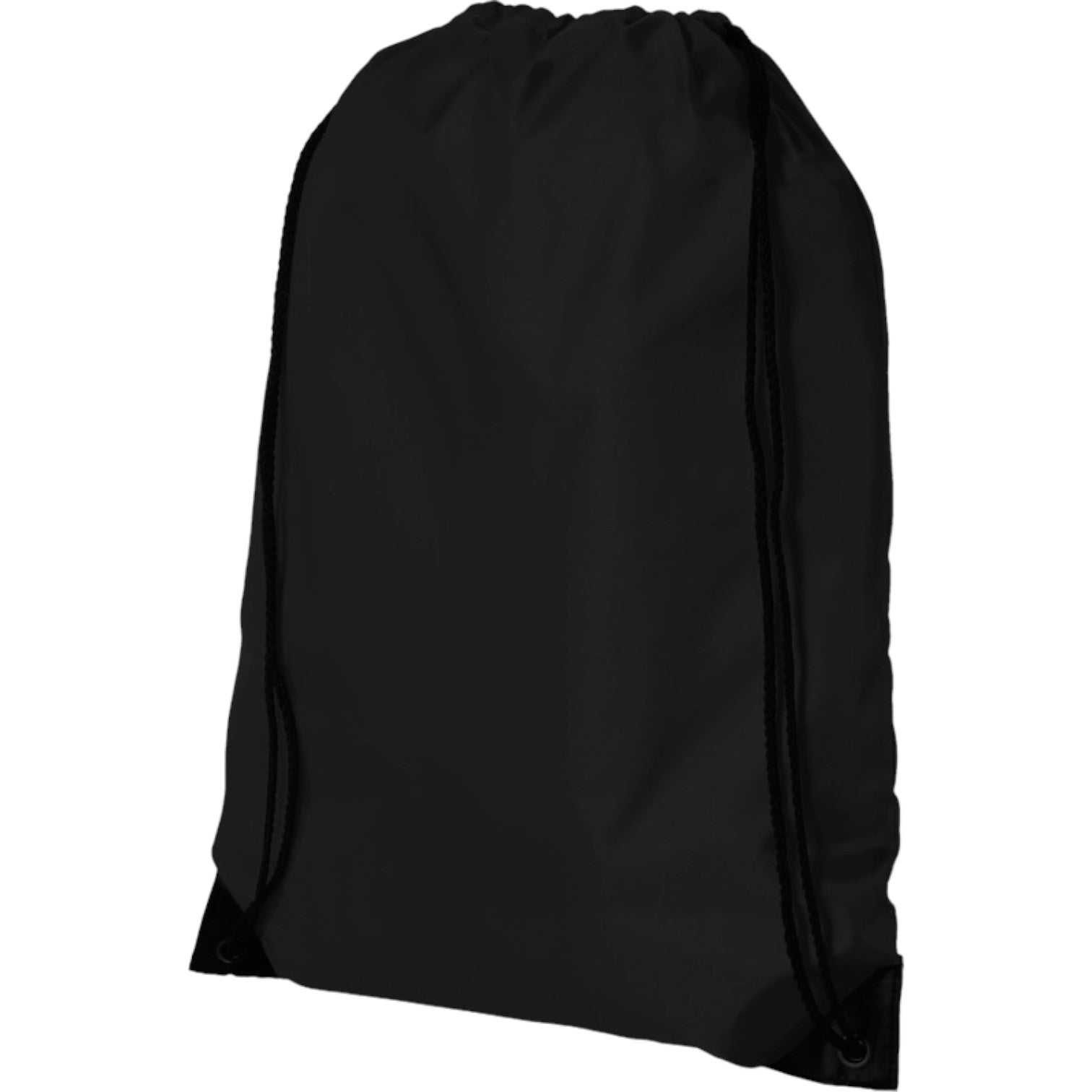 210D Polyster Drawstring Bag - Black