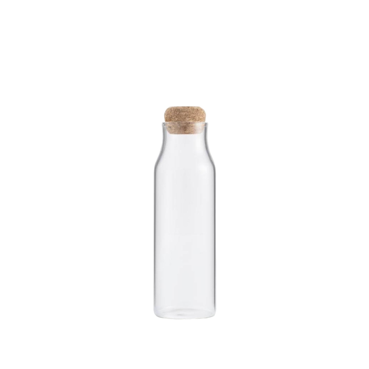 Glass Bottle with Cork Lid - 600ml