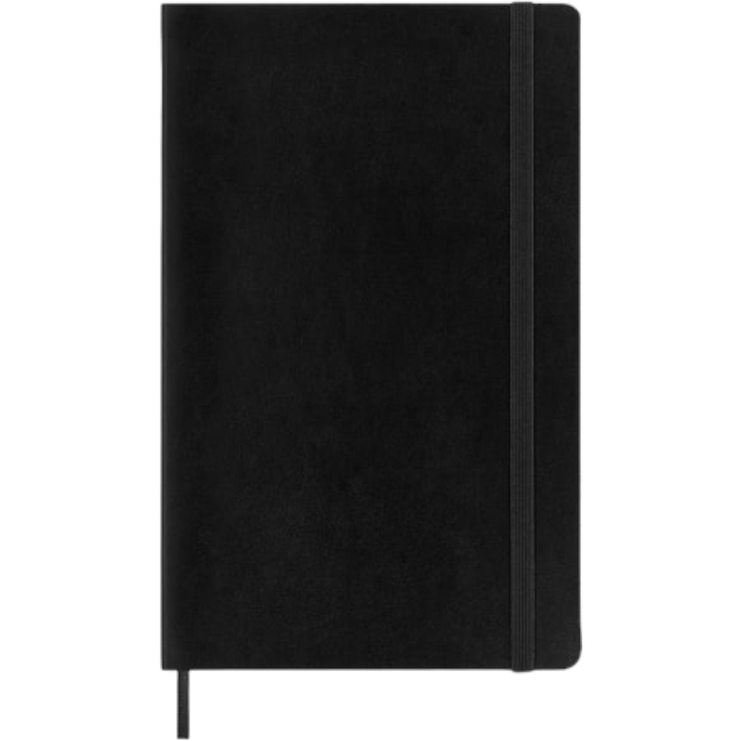 Hard Cover, Medium Size Ruled Notebook - Black