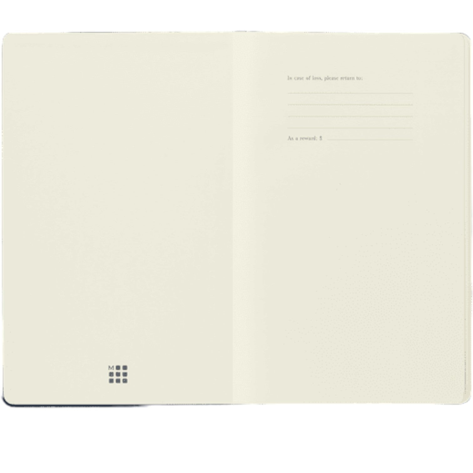 Large Ruled Hard Cover Notebook - Sapphire Blue