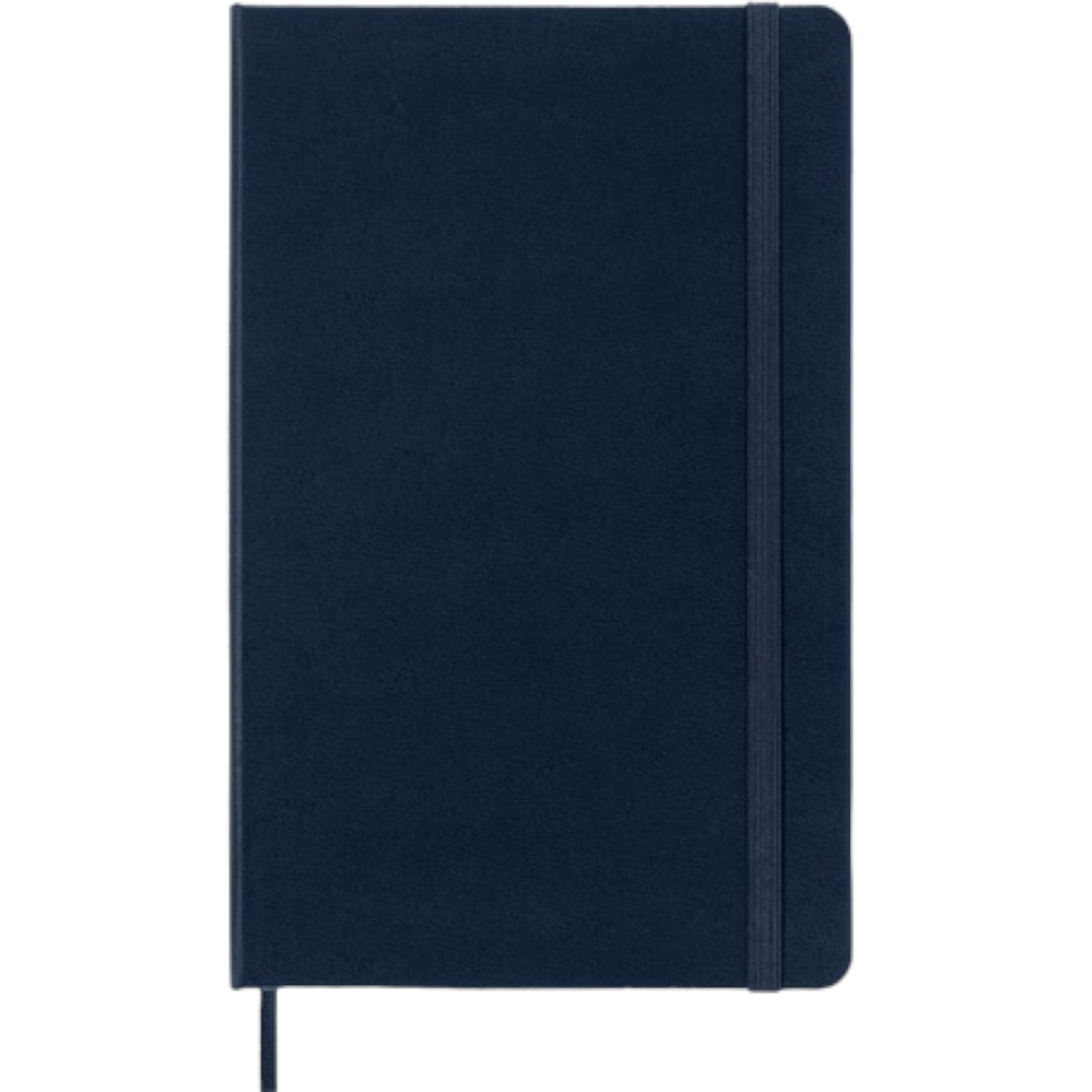 Large Ruled Hard Cover Notebook - Navy Blue