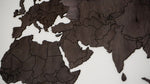 Load image into Gallery viewer, Wooden World Map with Borders
