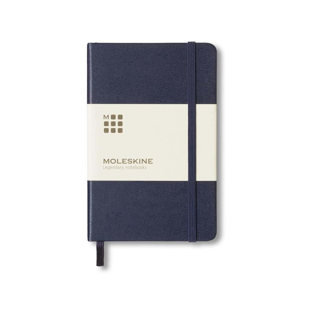Pocket Notebook - Hard Cover - Ruled - Navy Blue