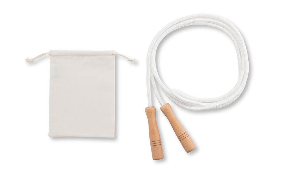 Cotton Jumping Rope in a Cotton Pouch