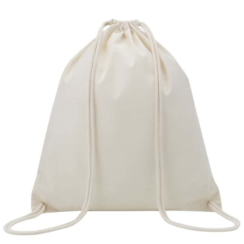 Cotton Draw String Bags-Natural
