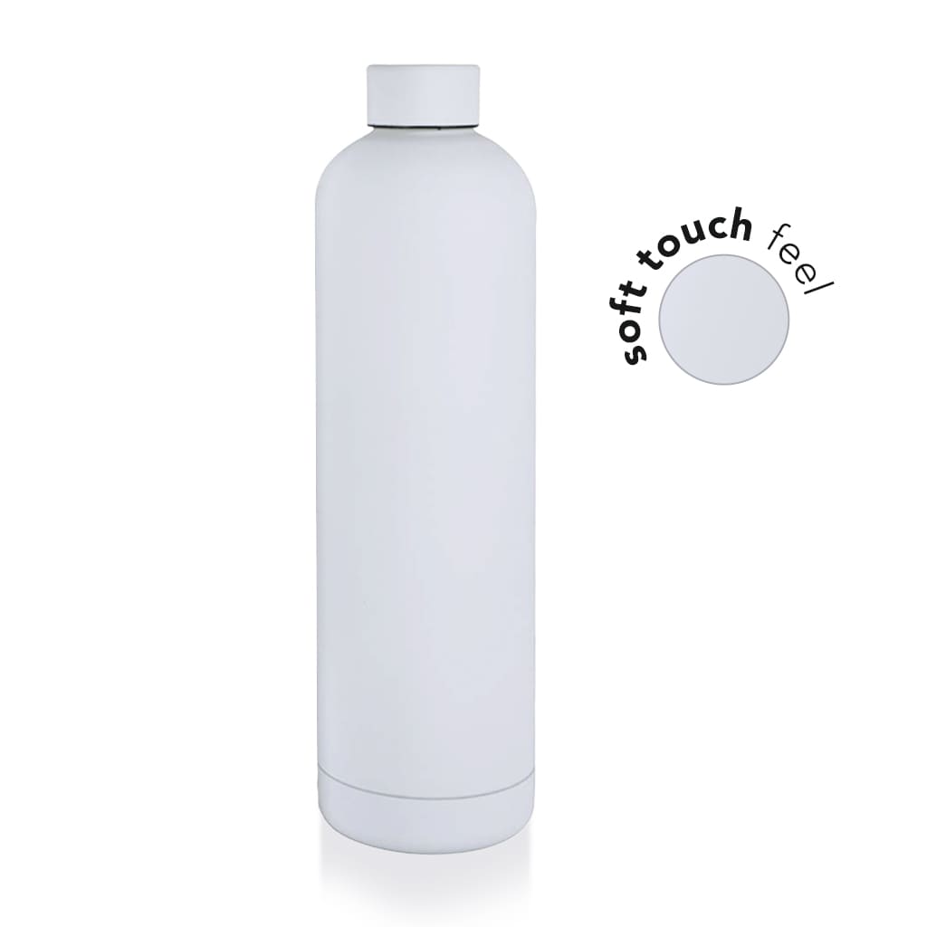 Insulated Water Bottle - 1000ml - White