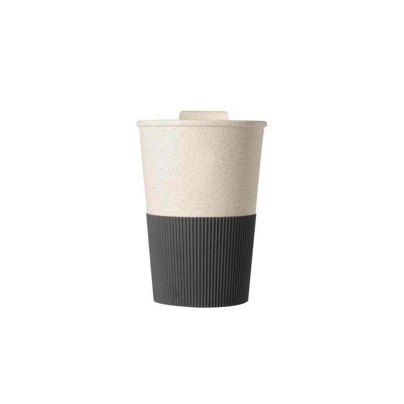 Reusable Wheatstraw Cup 350ml - Black