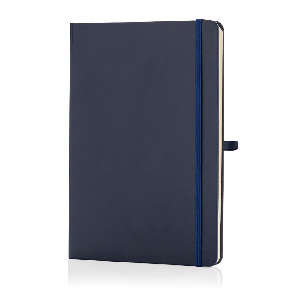 A5 Hardcover Ruled Notebook Navy Blue
