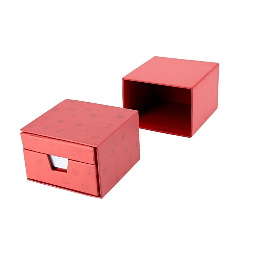 Memo/Calendar Cube - Red