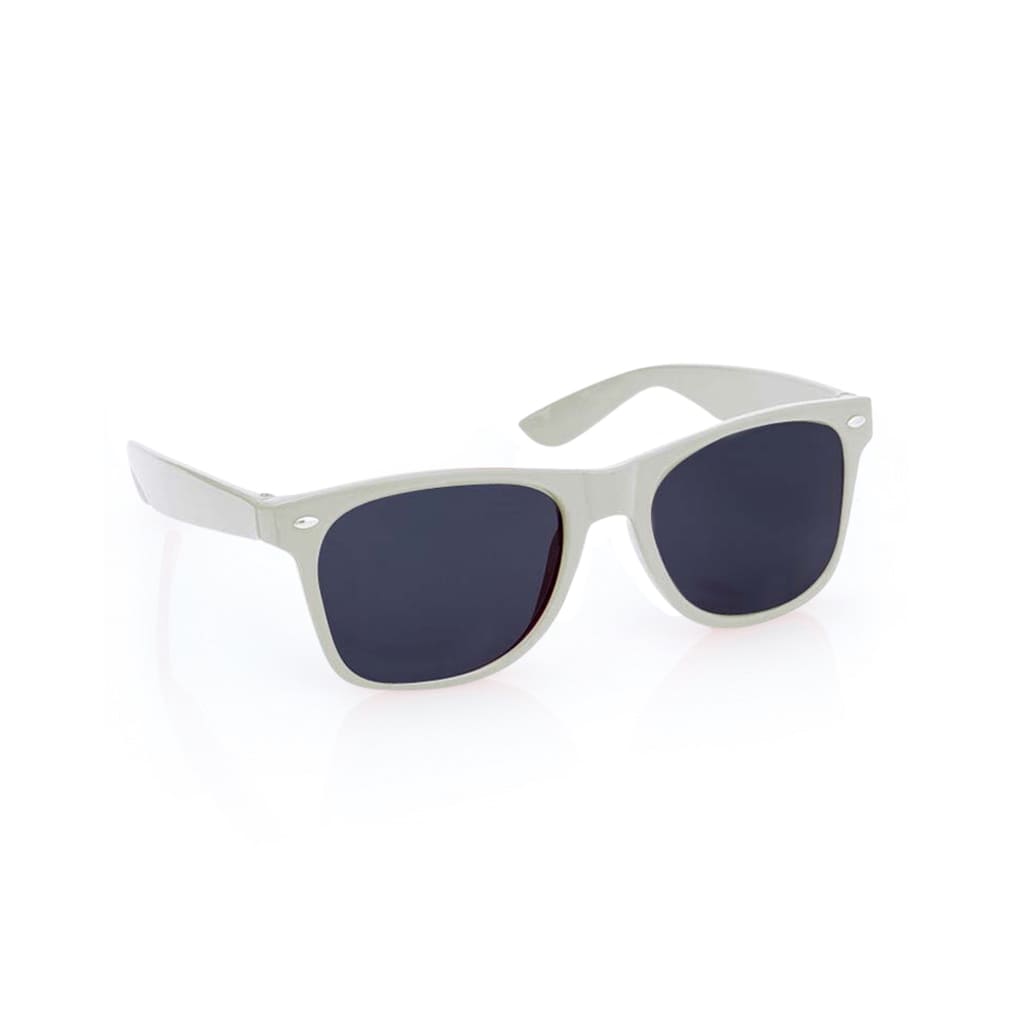 Sunglasses With Glossy Finish - White