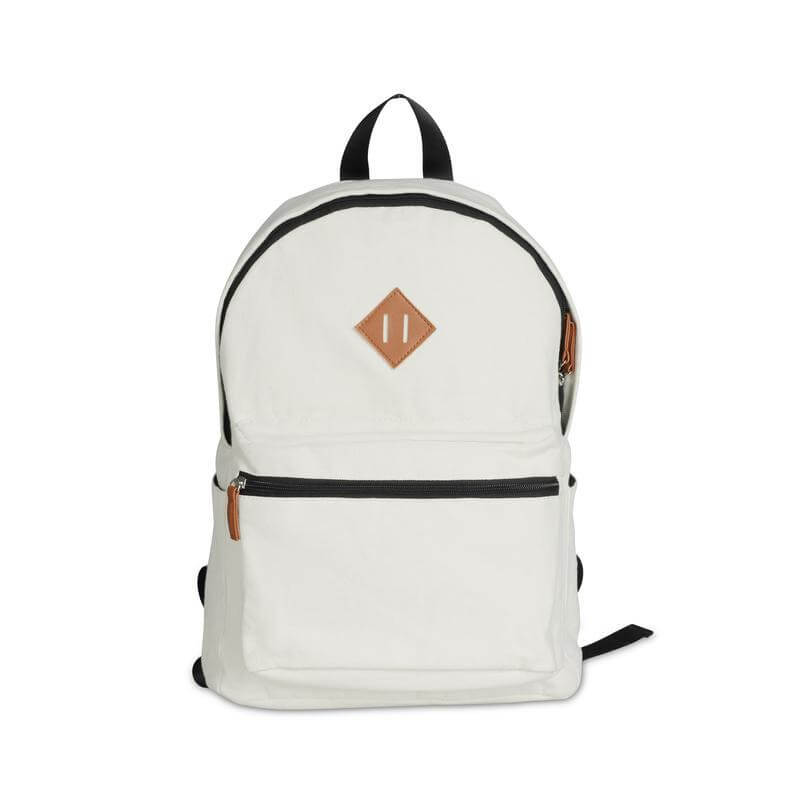 Canvas Backpack - Beige/Tan