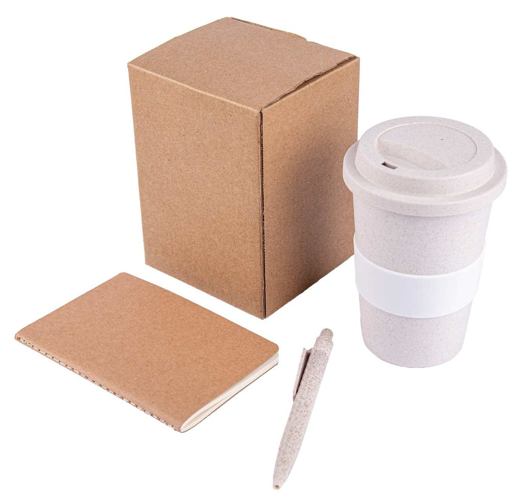 Eco Set of Mug, Notebook and Pen