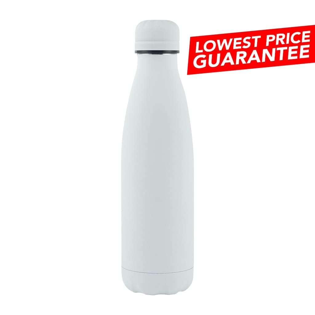 Double Wall Stainless Steel Bottle - White