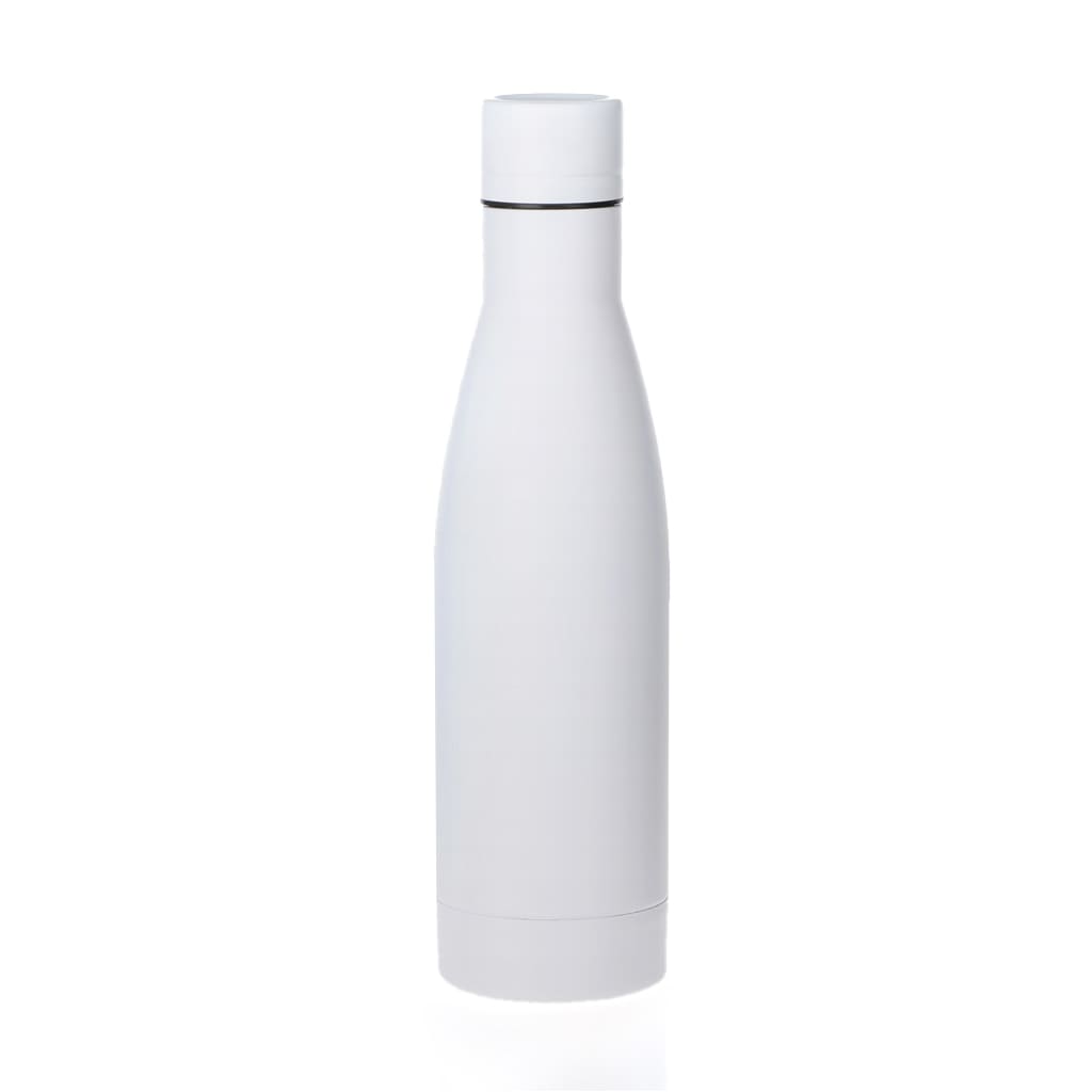 Copper Vacuum Insulated Double Wall Water Bottle - White