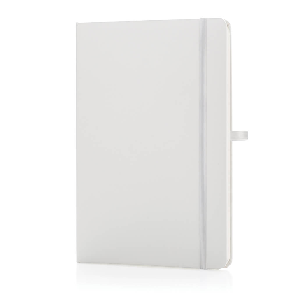 A5 Hardcover Ruled Notebook White