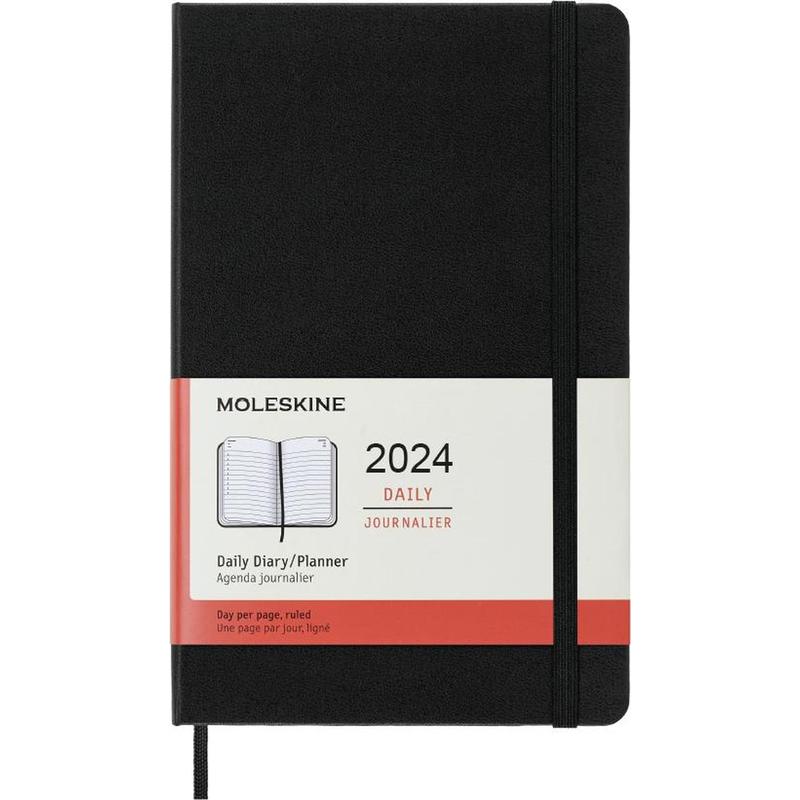 2024 Daily 12M Planner - Hard Cover - Large