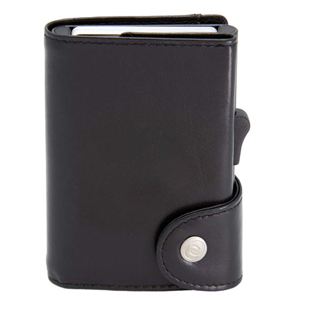 C-secure Classic Italian Leather RFID Wallet Black