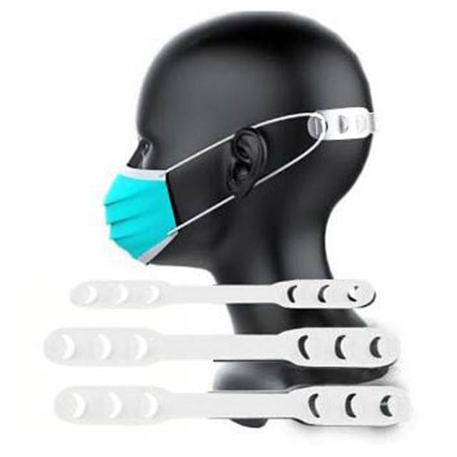 Mask Extension Strap Accessory - White Color