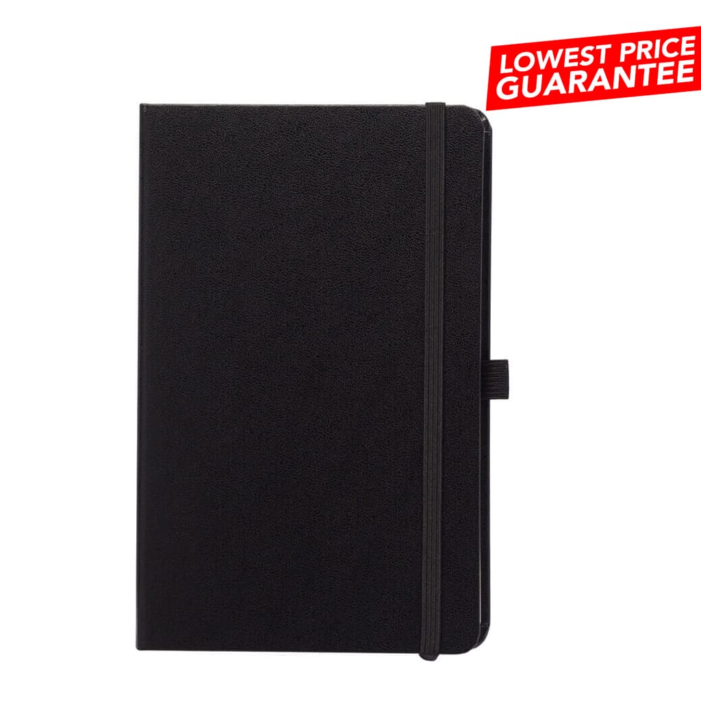 A5 Hard Cover Ruled Notebook - Black