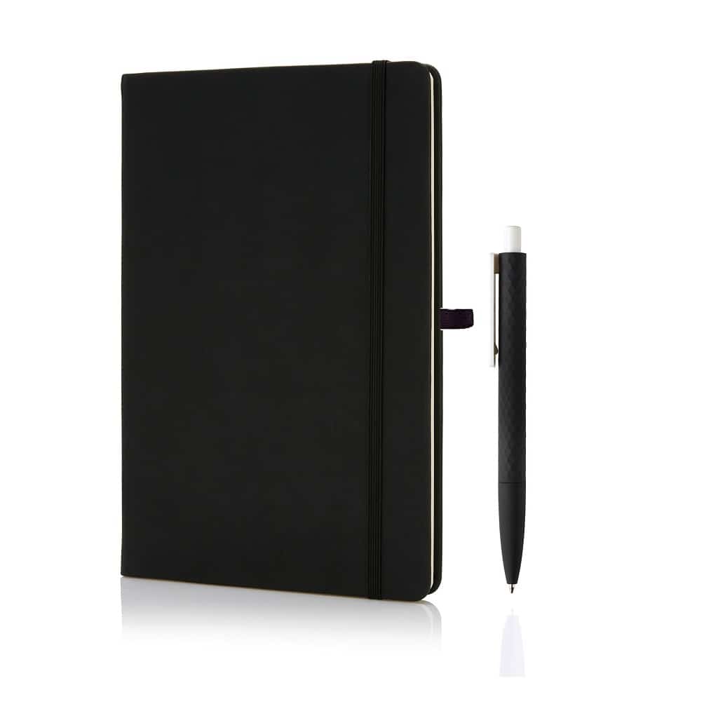 A5 Notebook With Pen Set - Black