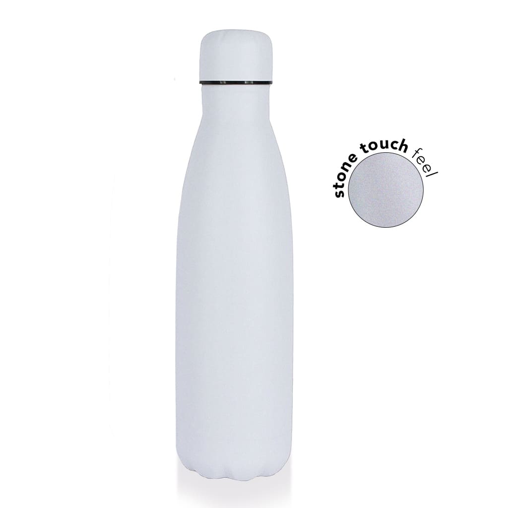 Stone Touch Insulated Water Bottle - White