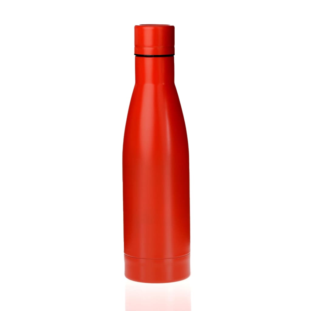 Copper Vacuum Insulated Double Wall Water Bottle - Red