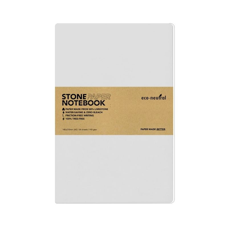 Stone Paper Tree-Free Notebook - White