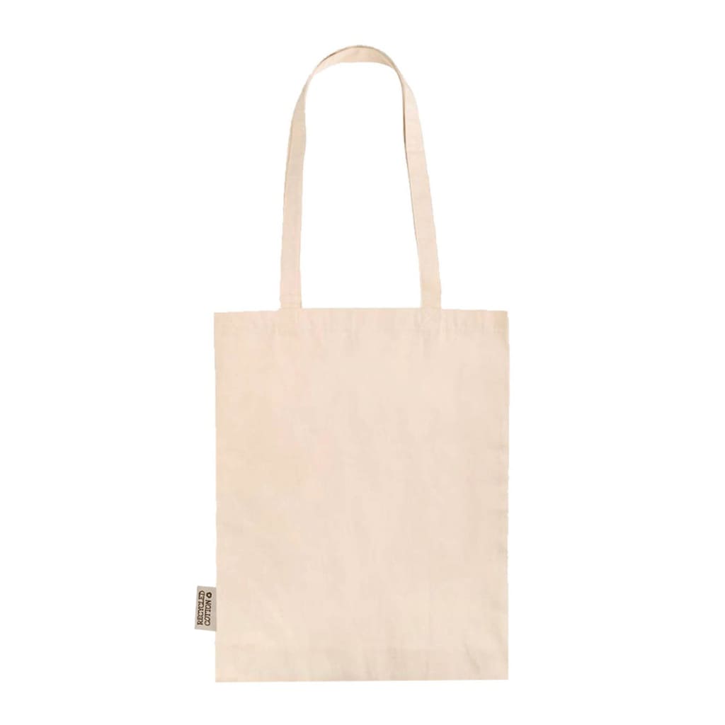 GRS-certified Recycled Cotton Tote Bag - Natural