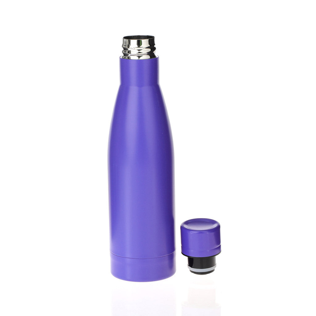 Copper Vacuum Insulated Double Wall Water Bottle - Purple