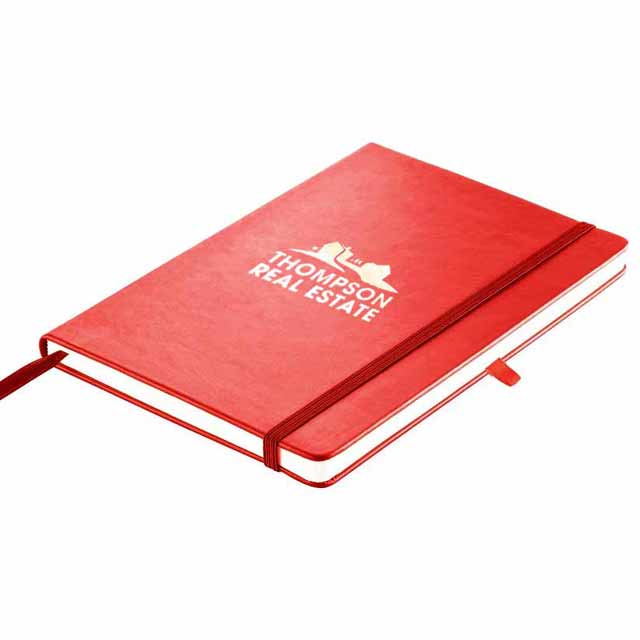 A5 Notebook With Pen Set - Red