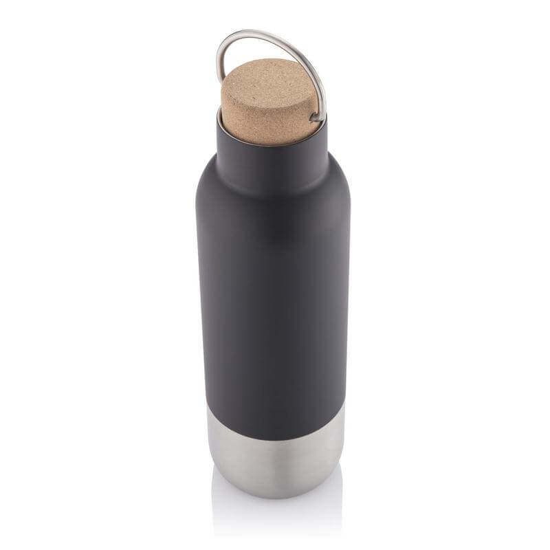 Recycled Stainless Steel Insulated Water Bottle - Black