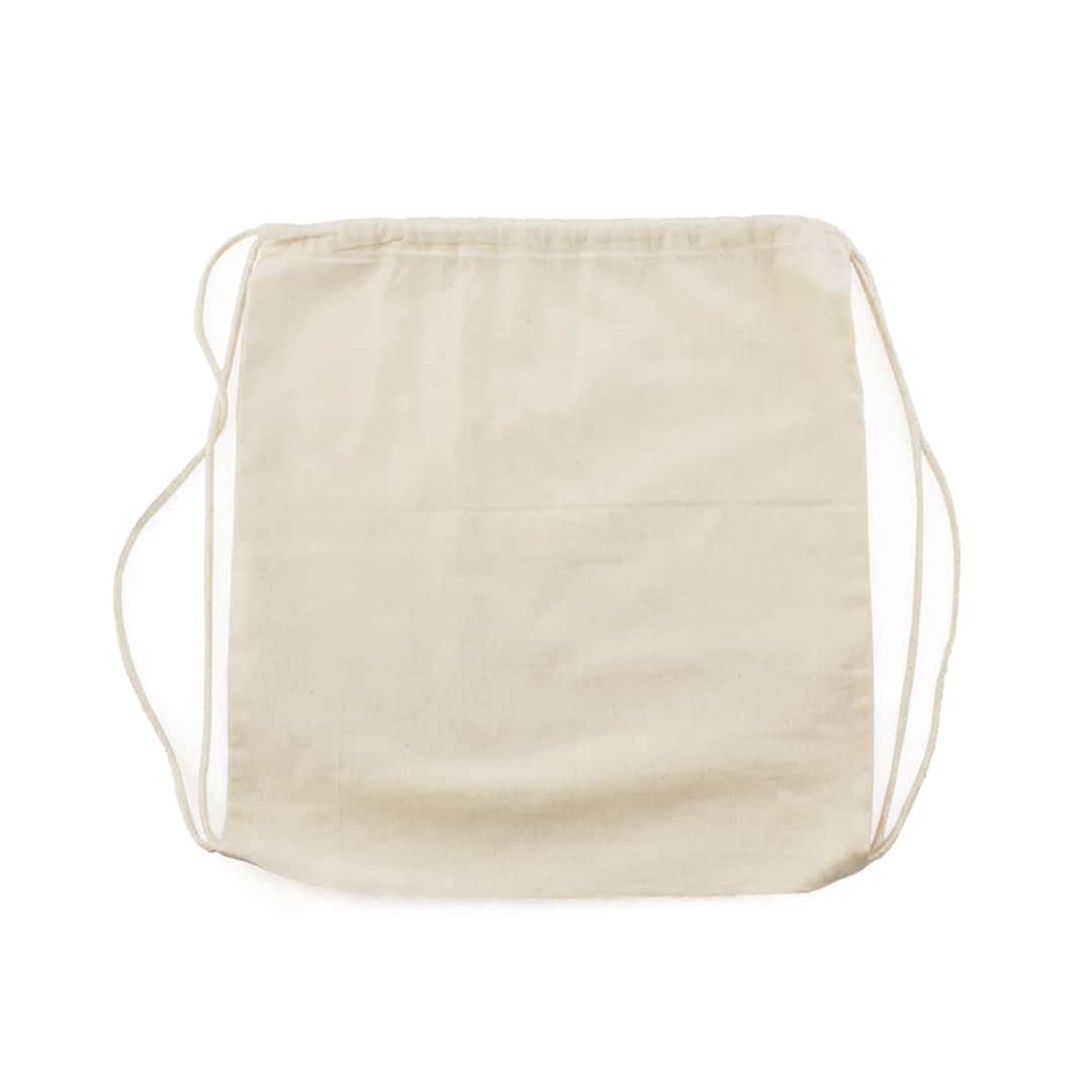 Cotton Draw String Bags-Natural