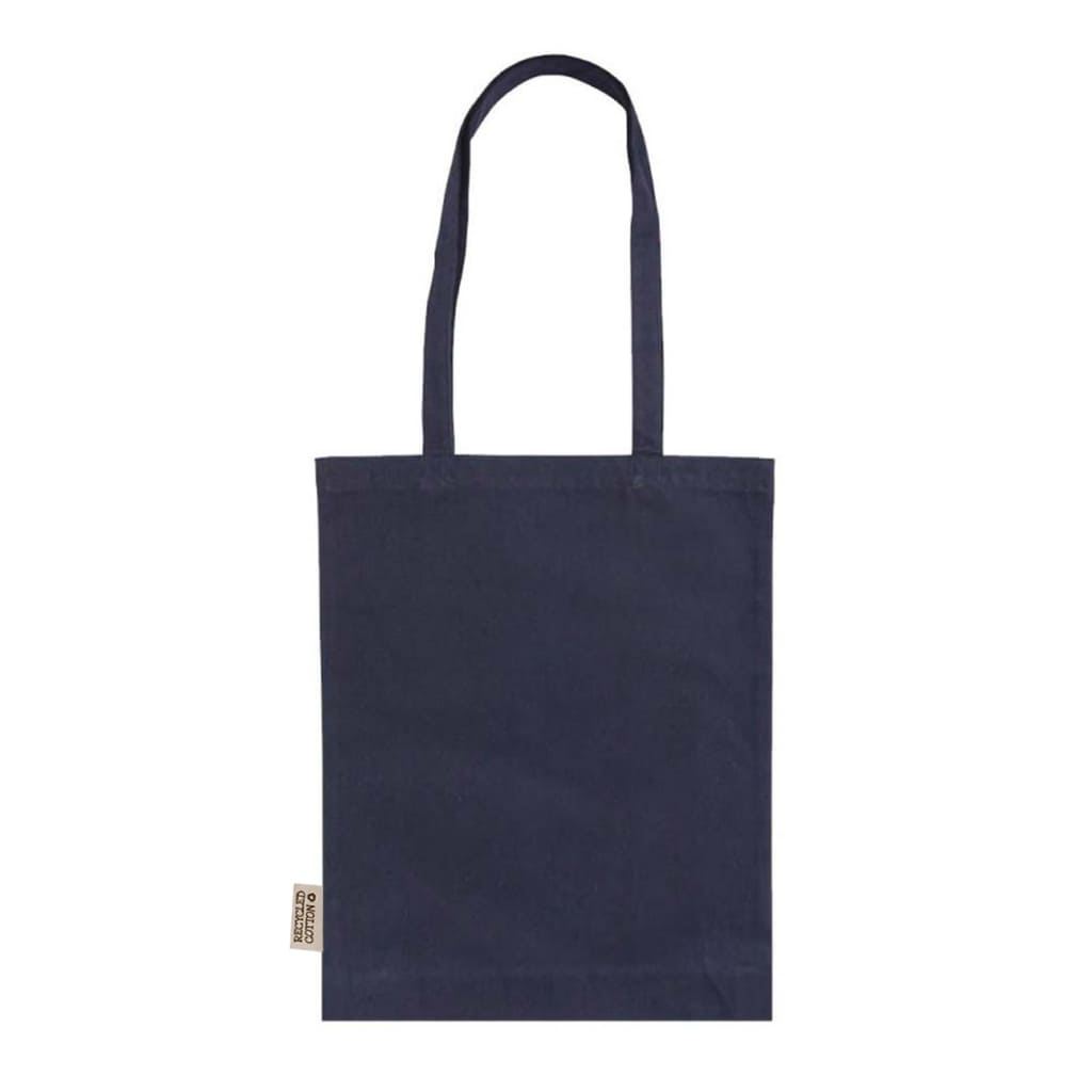 GRS-certified Recycled Cotton Tote Bag - Blue