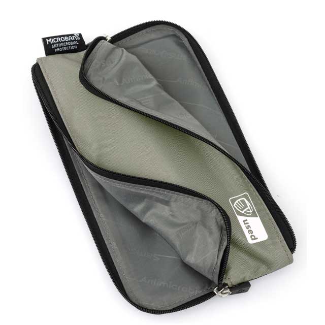 Dual Compartment Mask Pouch (Anti-Microbial)