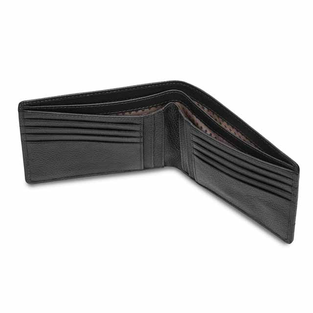 Classic Match Genuine Leather Wallet - Black