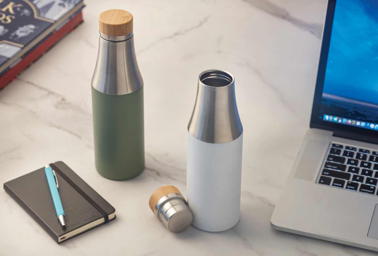 Collection Insulated Water Bottle - Grey