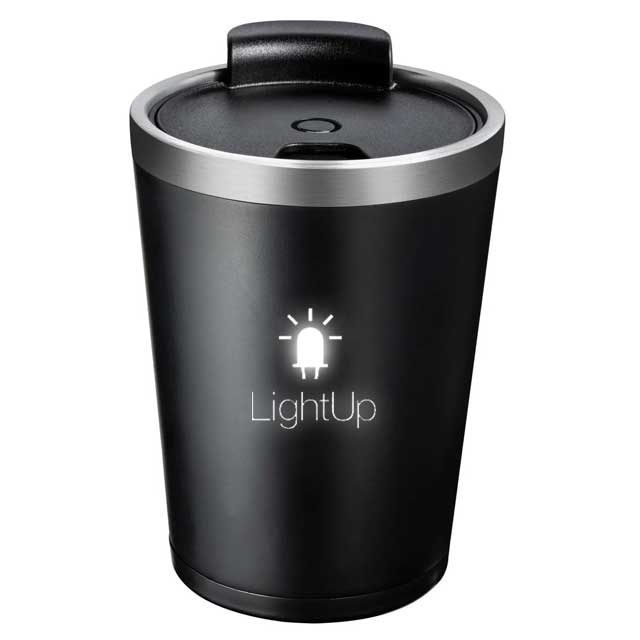 Tumbler with Light-Up Logo