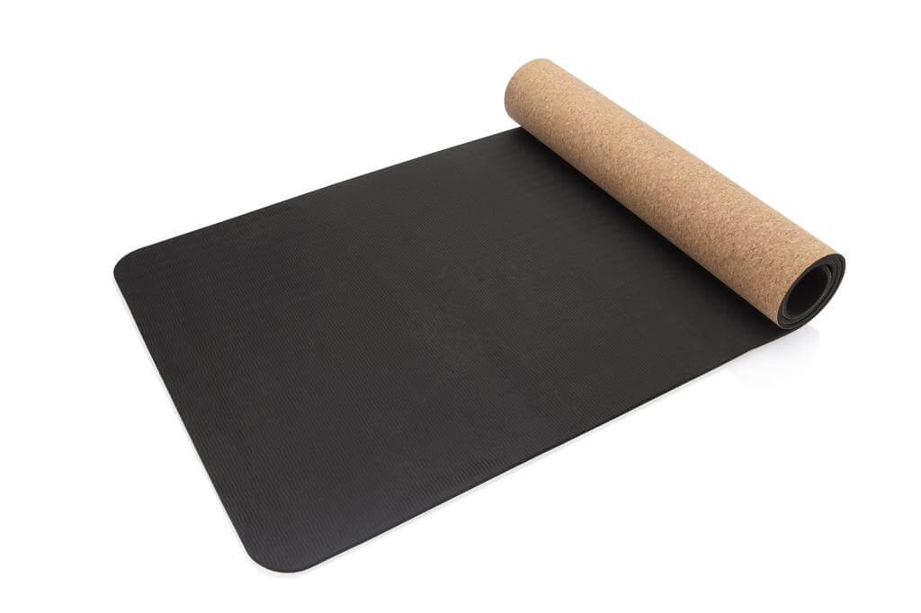 Cork Performance Yoga Mat with Cushioned Base
