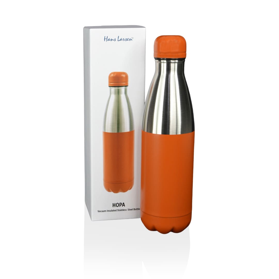 Double Wall Stainless Steel Water Bottle - Orange