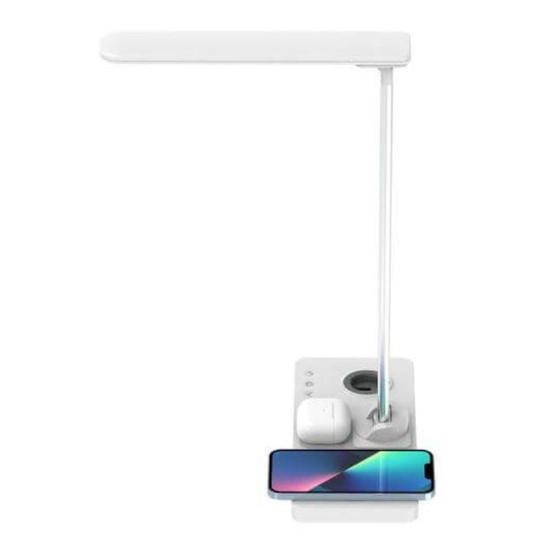Wireless Charger with Desk Lamp 3 in 1  - White