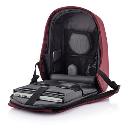 Anti-theft Backpack in rPET - Red